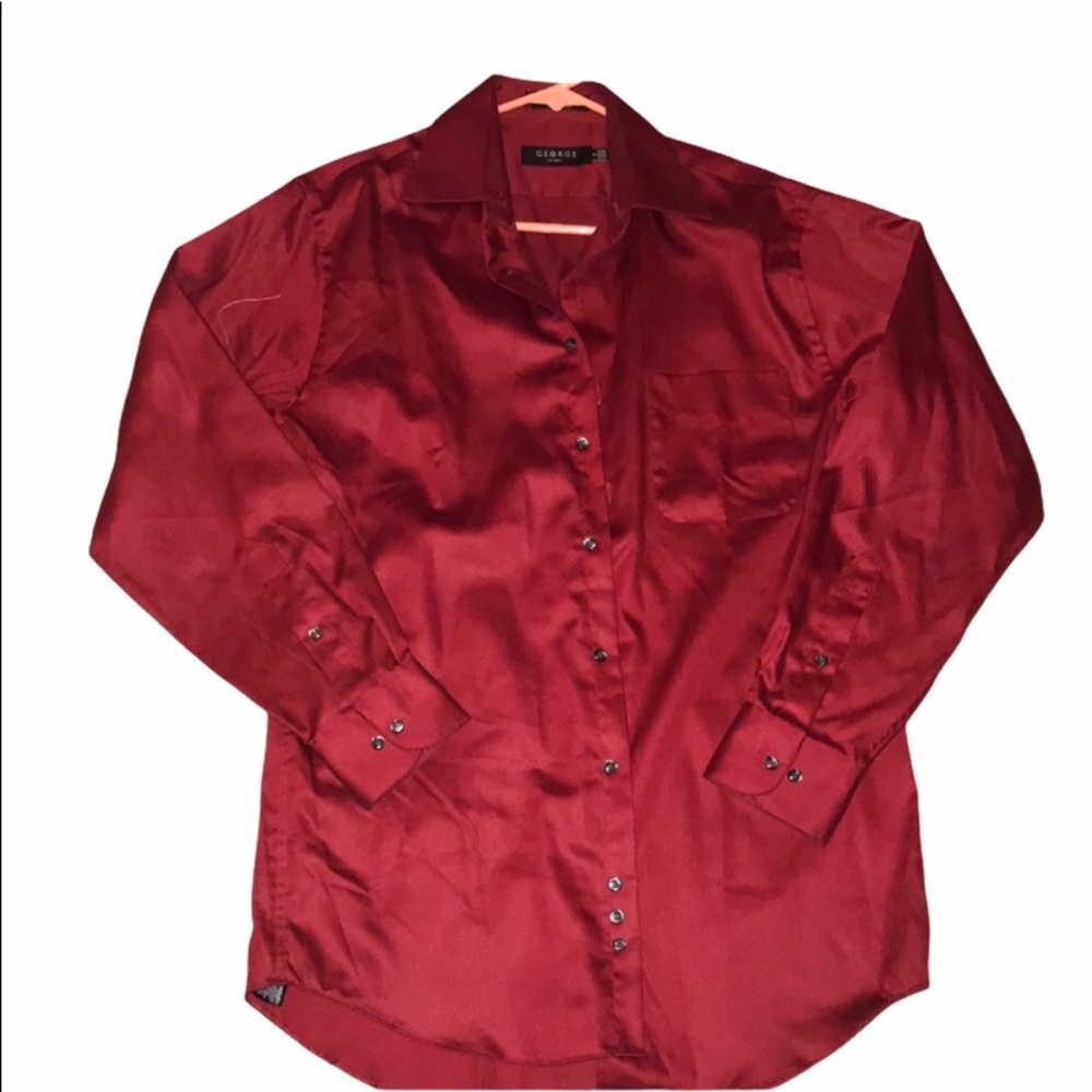 🔥George Sateen Dress Shirt - S